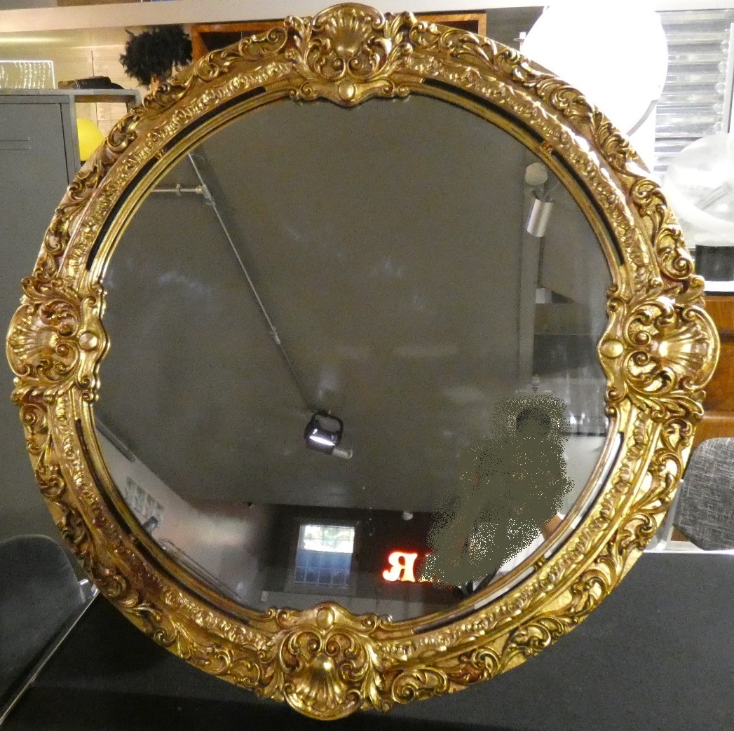 Specchio Rotondo in stile Barocco – Francia, inizio XIX secolo – Amarcord  Officina di Ricerca – Modena – Italy