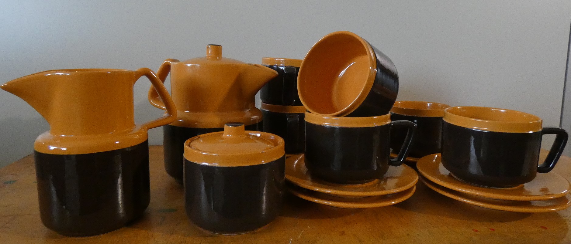 SERVIZIO DA TE DI ROMETTI CERAMICHE , ITALIA ANNI 60 - immagine 2