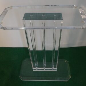 BASE SCULTOREA PER TAVOLO/CONSOLLE IN PLEXIGLASS, ITALIA ANNI '00