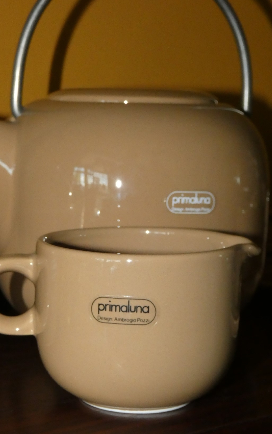 SERVIZIO DA CAFFE' PRIMALUNA DI POZZI CERAMICHE, ITALIA ANNI 60 - immagine 4