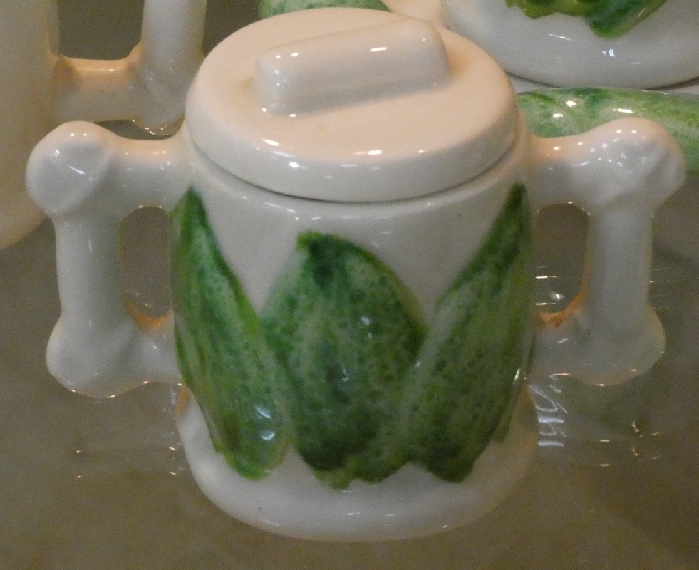 SET CARAFFA CON BICCHIERI + SERVIZIO CAFFE' LINEA GERMOGLIO DI COLIN MORROW PER ARPEX, ITALIA ANNI '70 - immagine 3