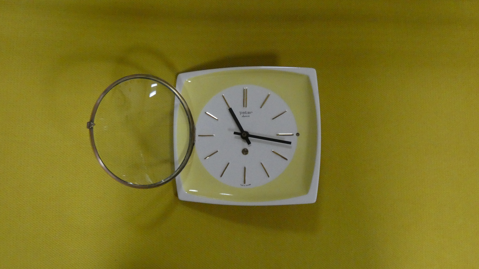 OROLOGIO DA PARETE IN CERAMICA, GERMANIA ANNI '70 - immagine 14