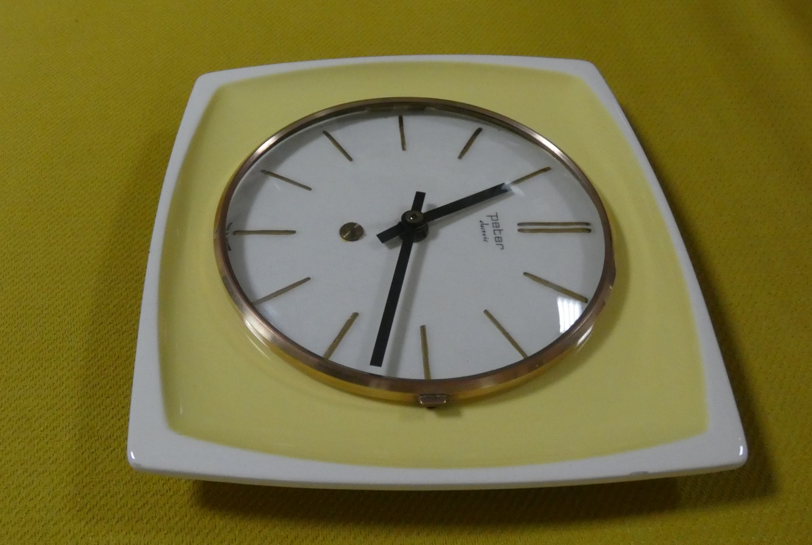 OROLOGIO DA PARETE IN CERAMICA, GERMANIA ANNI '70 - immagine 17
