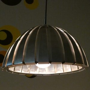 LAMPADA A SOSPENSIONE "CALOTTA" DI ELIO MARTINELLI PER MARTINELLI LUCE, ITALIA ANNI '60